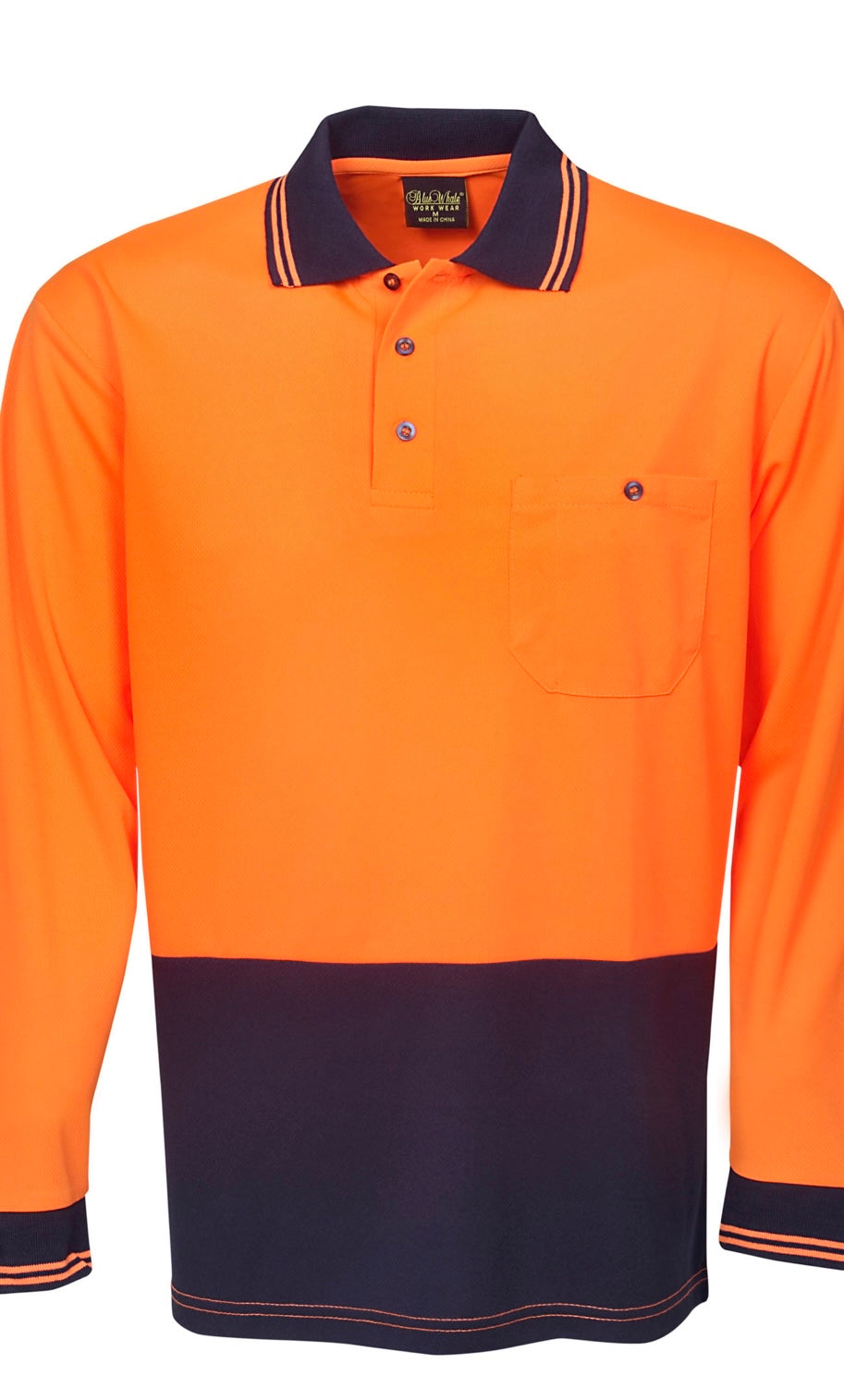 Hi-Vis Long Sleeve Polo