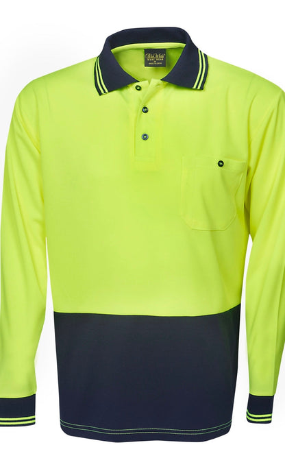 Hi-Vis Long Sleeve Polo