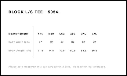 Long Sleeve Plain Tee
